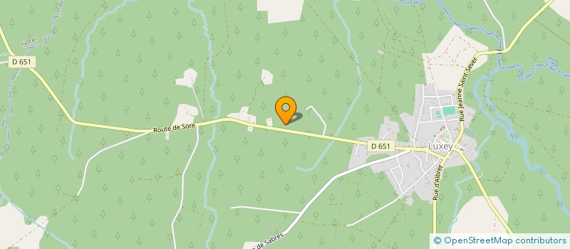 localisation de l'entreprise MONSIEUR BENJAMIM BARBOSA DE ALMEIDA  LUXEY