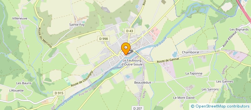 localisation de l'entreprise MONSIEUR BENJAMIN ABACHIN à EBREUIL