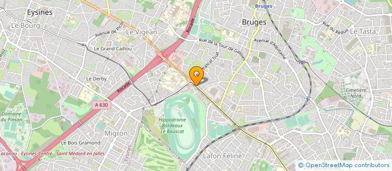 localisation de l'entreprise MONSIEUR BENJAMIN ABDALLAH  BRUGES