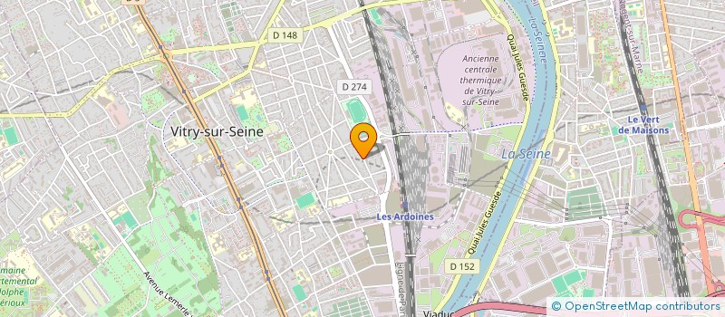 localisation de l'entreprise MONSIEUR BENJAMIN ADAM  VITRY-SUR-SEINE