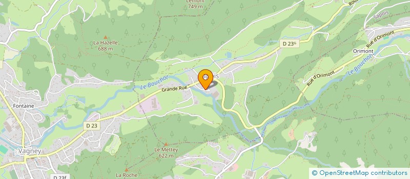 localisation de l'entreprise MONSIEUR BENJAMIN AERNOUTS  SAPOIS