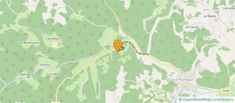 localisation de l'entreprise MONSIEUR BENJAMIN AGOGUE  SAINT-POMPON