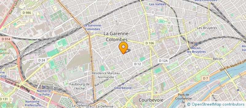 localisation de l'entreprise MONSIEUR BENJAMIN ALBERT à LA GARENNE-COLOMBES