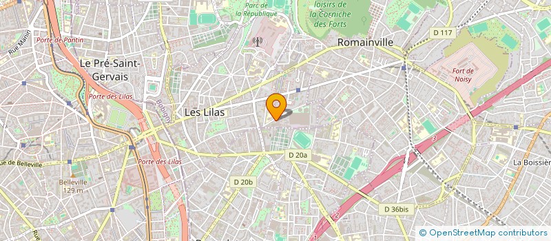 localisation de l'entreprise MONSIEUR BENJAMIN ALLAL à LES LILAS