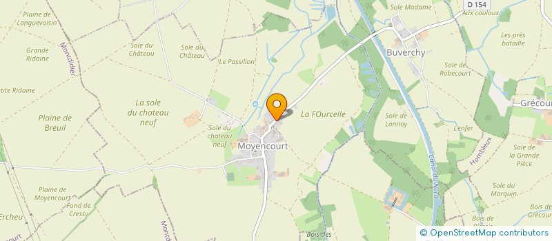 localisation de l'entreprise MONSIEUR BENJAMIN ALLEMAND à MOYENCOURT