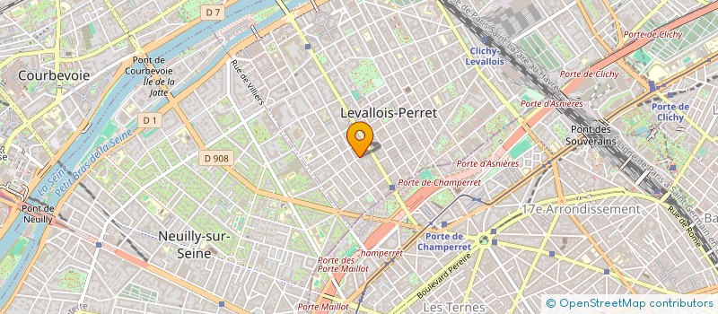 localisation de l'entreprise MONSIEUR BENJAMIN ALOS à LEVALLOIS-PERRET