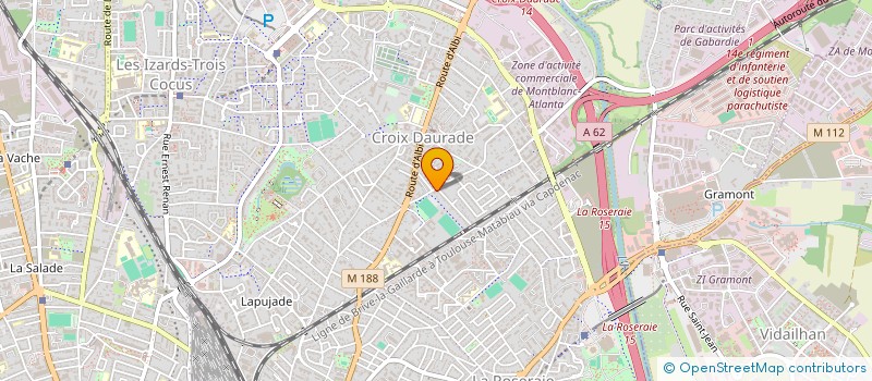 localisation de l'entreprise MONSIEUR BENJAMIN ALQUIER  TOULOUSE