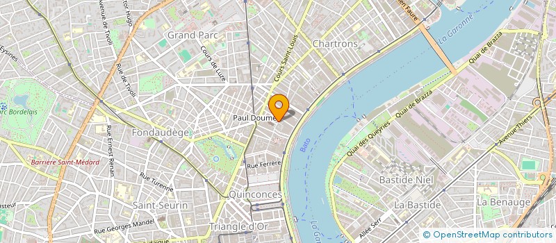 localisation de l'entreprise MONSIEUR BENJAMIN AMADEI  BORDEAUX