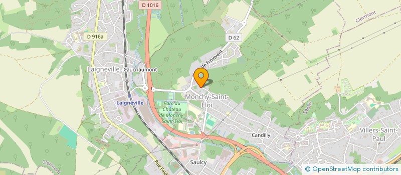 localisation de l'entreprise MONSIEUR BENJAMIN AMIEL  MONCHY-SAINT-ELOI