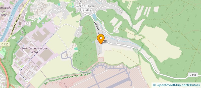 localisation de l'entreprise MONSIEUR BENJAMIN AMIOT  VERNEUIL-EN-HALATTE