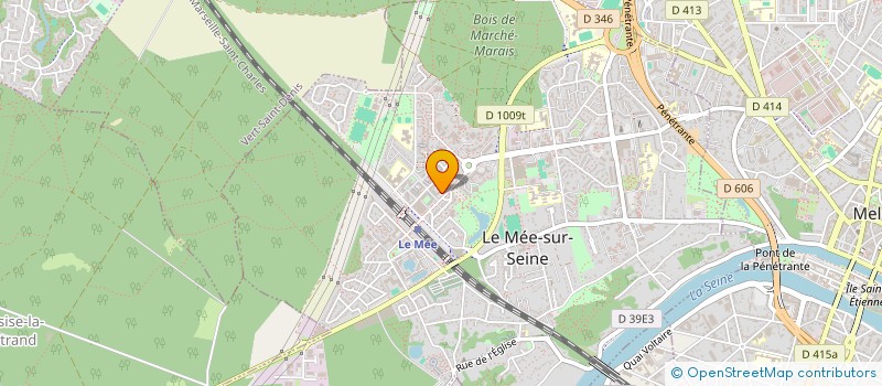 localisation de l'entreprise MONSIEUR BENJAMIN AMOAH  LE MEE-SUR-SEINE