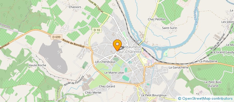 localisation de l'entreprise MONSIEUR BENJAMIN ANCELIN à CHATEAUNEUF-SUR-CHARENTE