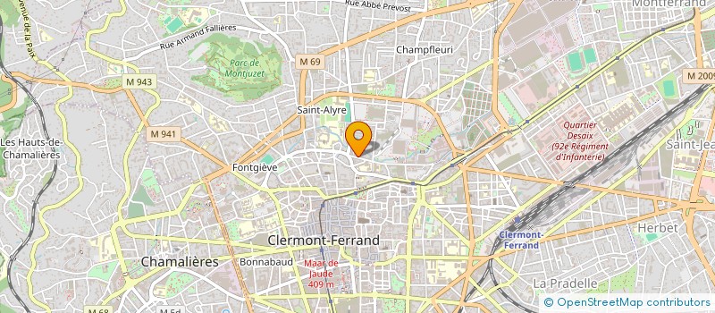 localisation de l'entreprise MONSIEUR BENJAMIN ANDANSON  CLERMONT-FERRAND