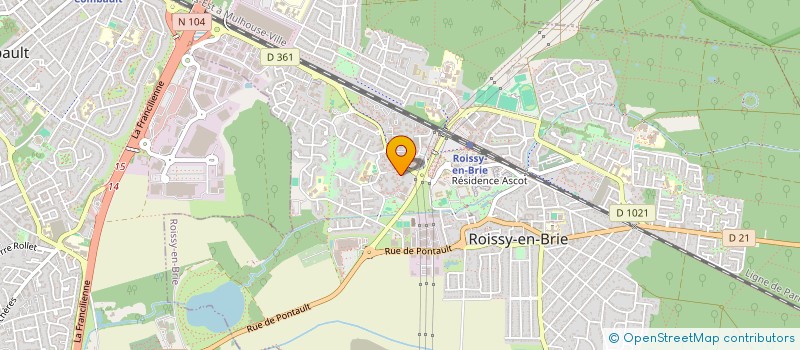 localisation de l'entreprise MONSIEUR BENJAMIN ANDRE  ROISSY-EN-BRIE