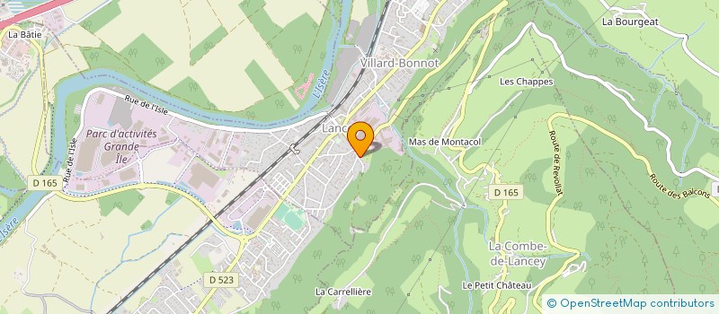 localisation de l'entreprise MONSIEUR BENJAMIN ANDRE  VILLARD-BONNOT