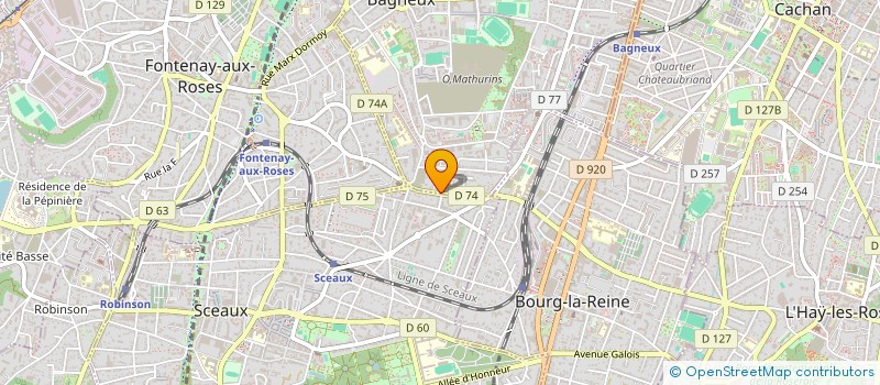 localisation de l'entreprise MONSIEUR BENJAMIN ANDRIEU à BAGNEUX