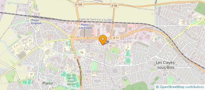 localisation de l'entreprise MONSIEUR BENJAMIN ANFRAY  PLAISIR