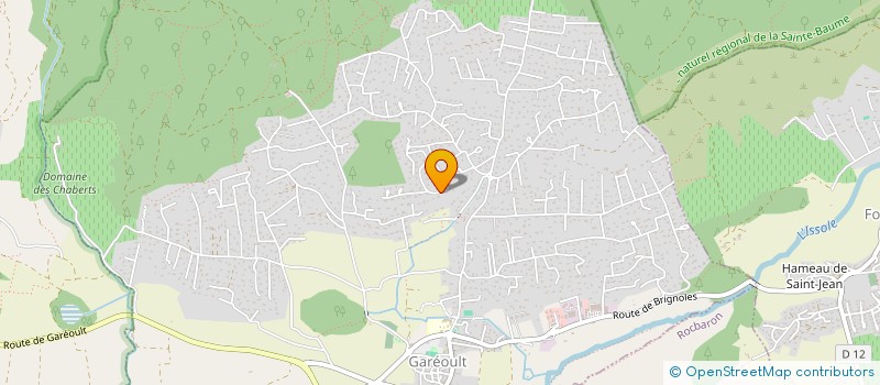 localisation de l'entreprise MONSIEUR BENJAMIN ANGELETTI  GAREOULT