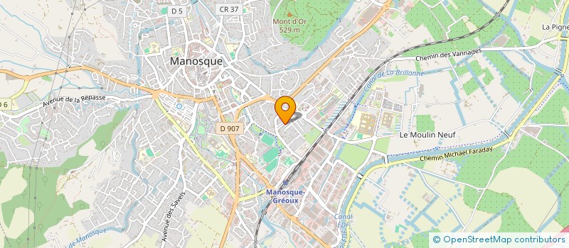 localisation de l'entreprise MONSIEUR BENJAMIN ANGLES à MANOSQUE