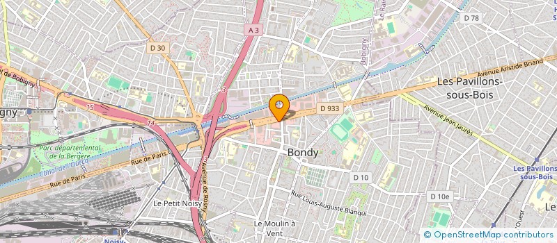 localisation de l'entreprise MONSIEUR BENJAMIN ANSAH  BONDY