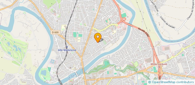 localisation de l'entreprise MONSIEUR BENJAMIN ANTHEAUME  ALBI