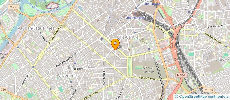 localisation de l'entreprise MONSIEUR BENJAMIN ANTHONY ONDINGA à LILLE