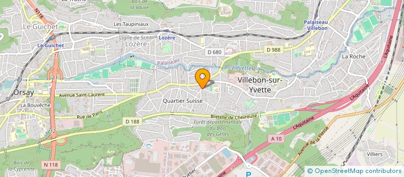 localisation de l'entreprise MONSIEUR BENJAMIN APARICIO  VILLEBON-SUR-YVETTE