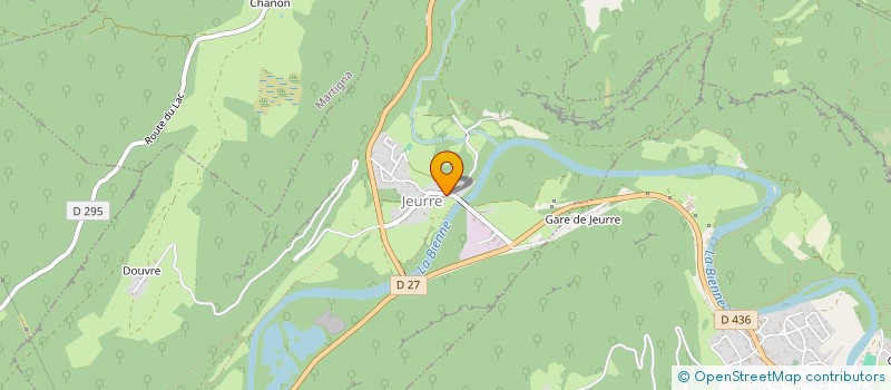 localisation de l'entreprise MONSIEUR BENJAMIN APCHER  JEURRE