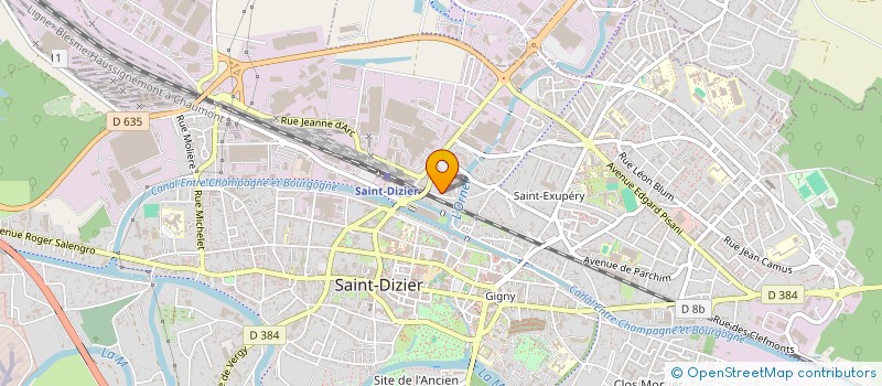 localisation de l'entreprise MONSIEUR BENJAMIN ARBEZ à SAINT-DIZIER