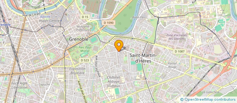 localisation de l'entreprise MONSIEUR BENJAMIN ARBOD  GRENOBLE