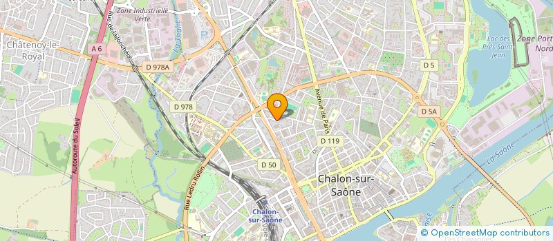 localisation de l'entreprise MONSIEUR BENJAMIN ARGAUD  CHALON-SUR-SAONE