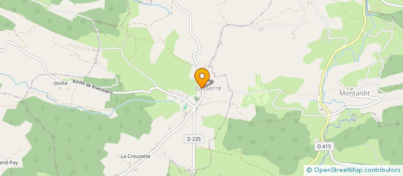 localisation de l'entreprise MONSIEUR BENJAMIN ARMENGAUD à MONTARDIT