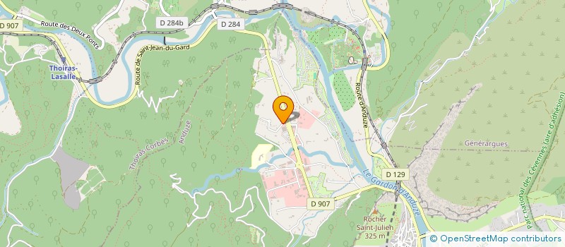 localisation de l'entreprise MONSIEUR BENJAMIN ARMOUGOM  ANDUZE