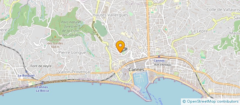 localisation de l'entreprise MONSIEUR BENJAMIN ARNAUD à CANNES