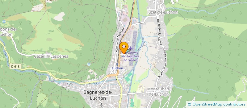 localisation de l'entreprise MONSIEUR BENJAMIN ARNAUDUC à BAGNERES-DE-LUCHON