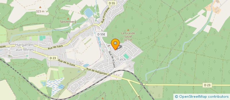 localisation de l'entreprise MONSIEUR BENJAMIN ARON  FALCK