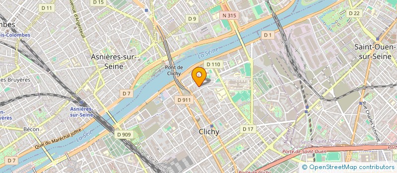 localisation de l'entreprise MONSIEUR BENJAMIN ARTAUD à CLICHY