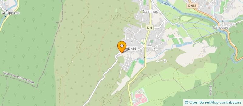 localisation de l'entreprise MONSIEUR BENJAMIN ARTINS  CAZILHAC