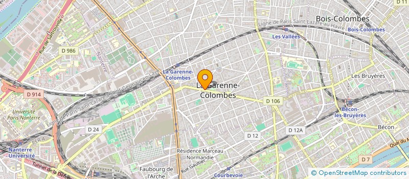 localisation de l'entreprise MONSIEUR BENJAMIN ARZOINE à LA GARENNE-COLOMBES