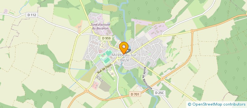 localisation de l'entreprise MONSIEUR BENJAMIN ASDRUBAL à MIREBEAU-SUR-BEZE