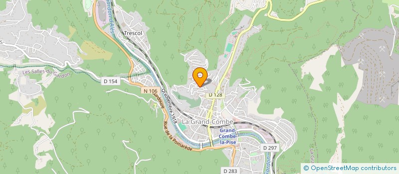 localisation de l'entreprise MONSIEUR BENJAMIN ASSET  LA GRAND-COMBE