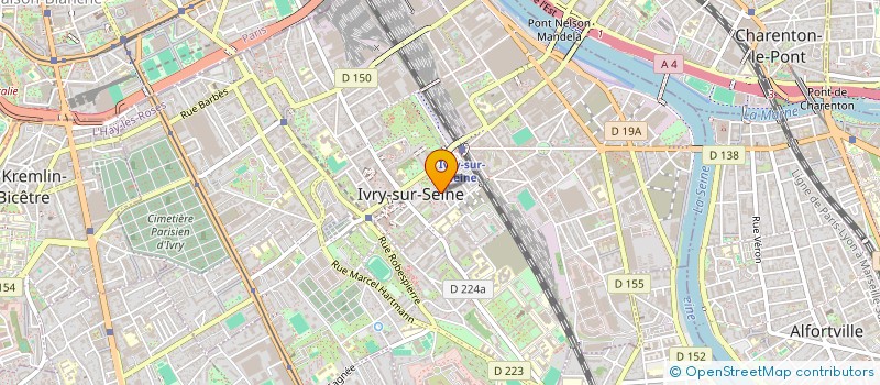 localisation de l'entreprise MONSIEUR BENJAMIN ASSOULINE  IVRY-SUR-SEINE