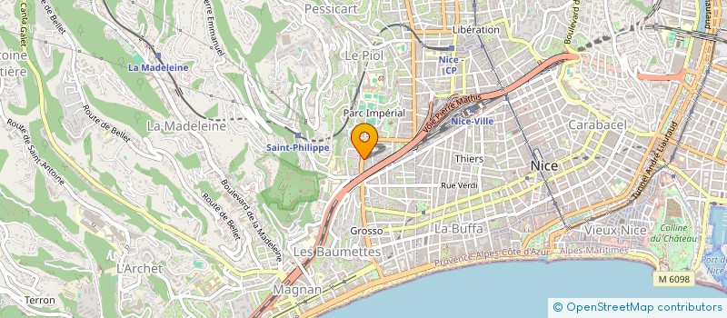 localisation de l'entreprise MONSIEUR BENJAMIN ATLAN  NICE