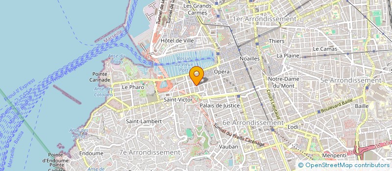 localisation de l'entreprise MONSIEUR BENJAMIN ATTIAS à MARSEILLE