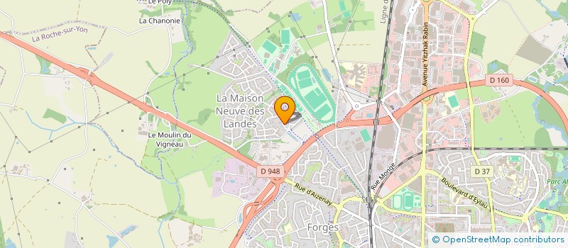 localisation de l'entreprise MONSIEUR BENJAMIN AUBRET à LA ROCHE-SUR-YON