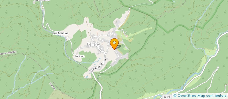 localisation de l'entreprise MONSIEUR BENJAMIN AUBRY  BELFAHY