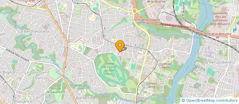 localisation de l'entreprise MONSIEUR BENJAMIN AUGUIN  NANTES