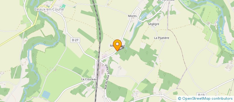 localisation de l'entreprise MONSIEUR BENJAMIN AUMON  VALENCE-EN-POITOU