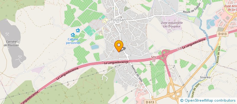 localisation de l'entreprise MONSIEUR BENJAMIN AUTHIER  POUSSAN