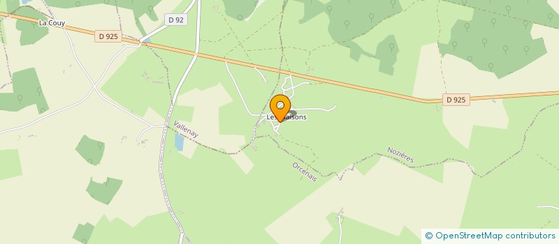 localisation de l'entreprise MONSIEUR BENJAMIN AUZANNEAU  NOZIERES